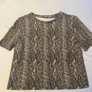 Snake Printed Zara T shirt